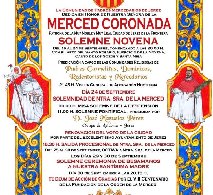 CULTOS PATRONALES – NUESTRA SEÑORA DE LA MERCED CORONADA