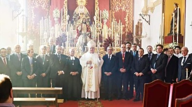 EL CONSEJO ASISTE A LA FUNCIÓN PRINCIPAL DE LA BORRIQUITA Y A LA APERTURA DE LA PUERTA SANTA POR EL AÑO JUBILAR LASALIANO