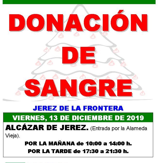 RECORDATORIO DONACIÓN DE SANGRE