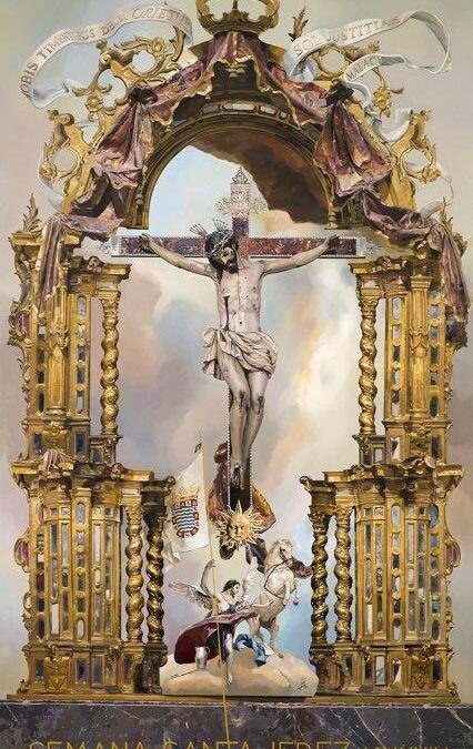 El Cristo de la Salud, de San Lucas, preside el cartel de la Semana Santa de Jerez 2024