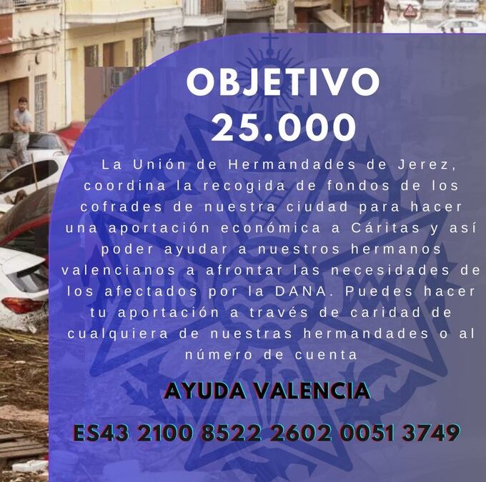 Campaña solidaria con Valencia: Objetivo, 25.000