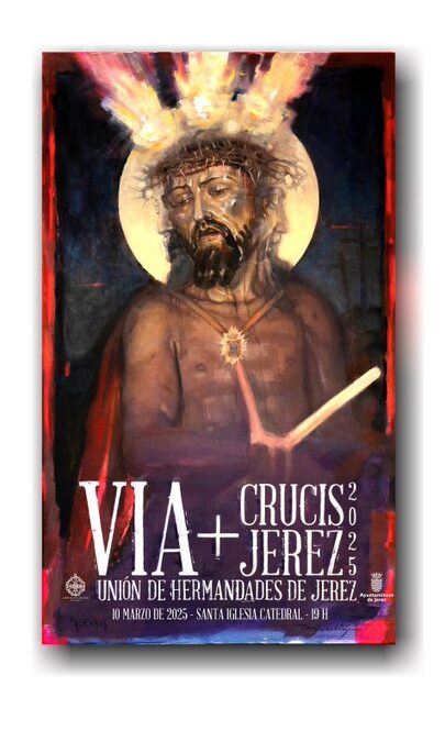 Este es el cartel del Vía Crucis 2025