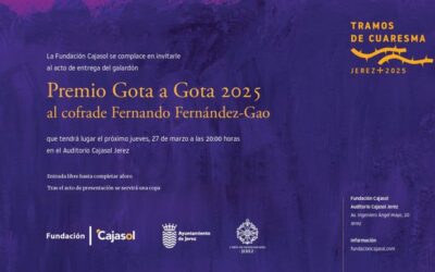 Galardón ‘Gota a Gota’ para Fernando Fernández-Gao