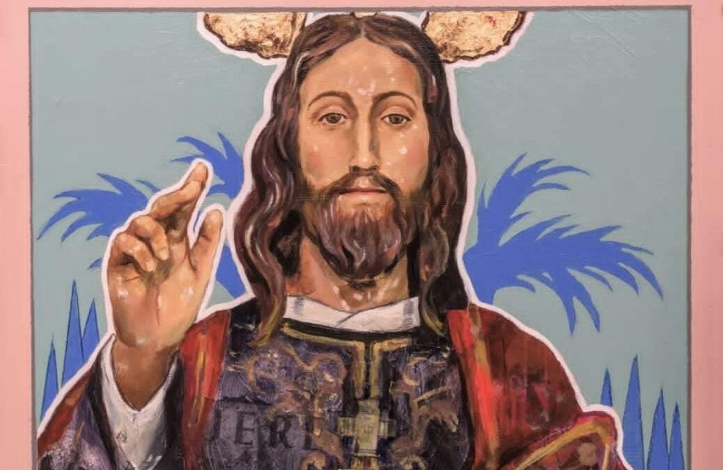 Cartel del 75 aniversario de la Hermandad de Cristo Rey